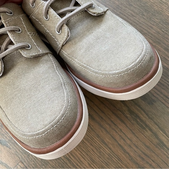 CLARKS UNSTRUCTED UN ADOBE FORM Lace Sand Textile Mens shoes size 9 - Picture 8 of 11